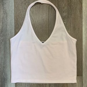 Brandy Melville Pink Alexis Halter Tank Top